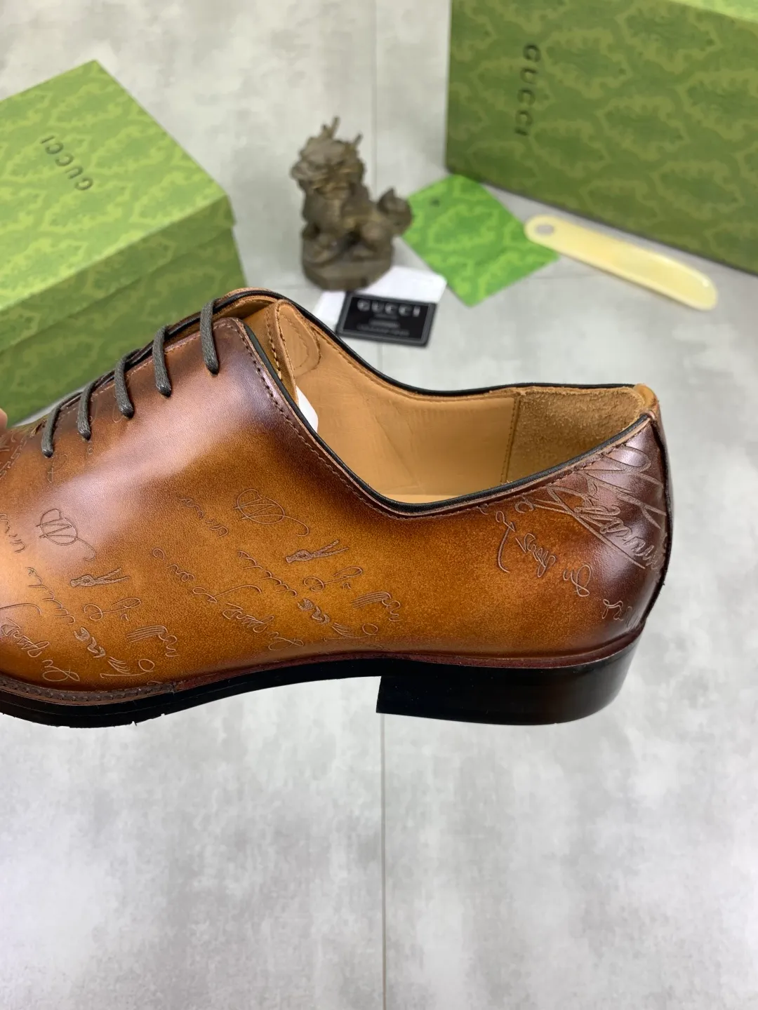 Men's Men's Shoes 💰P580 [New Style] 💰💎💎💎 [Gucci] GUCCI high-end men's formal business leather shoes, original order 1:1! Original imported high-end calfskin, original metal buckle, imported first-layer pigskin lining for feet, original high-end outsole, men's shoe size: 38-44